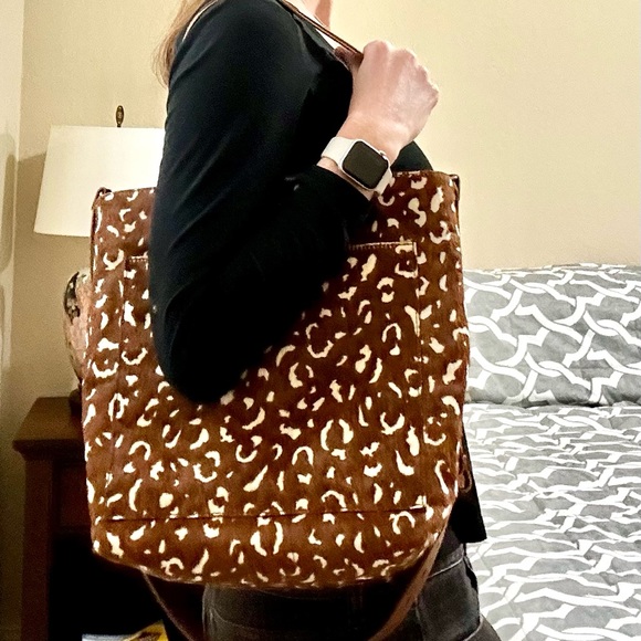 Madewell Medium Transport Tote Printed Calf Hair - Picture 9 of 15